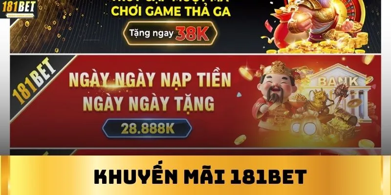 Khuyến mãi 181BET